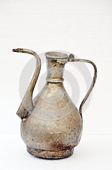 Old turkish copper water jug