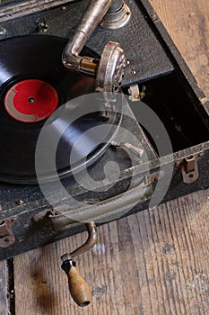 Old turntable