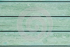 Old turquoise colored wood texture