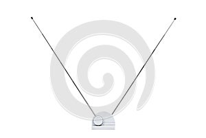 Old TV antenna isolated