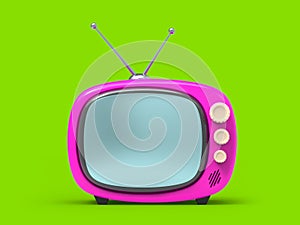 Old tv cartoon 3d