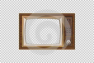 Old TV Illustration of the good old retro TV