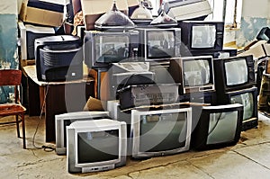 Old TVs photo