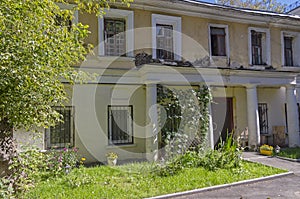 Old two-storey house in the center of Moscow. photo