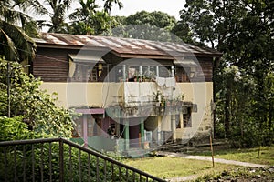 Old two-storey house in port Blair Andaman Islands India