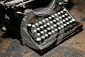 Old typewriter