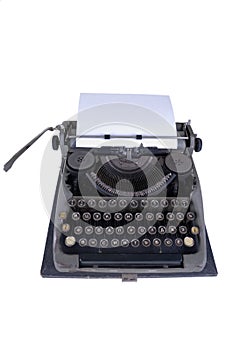 The old typewriter