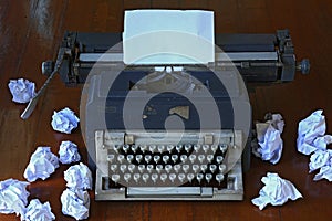 Old typewriter