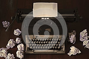 Old typewriter