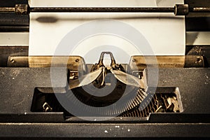 Old typewriter