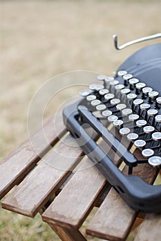 Old Typewriter with Copy Space