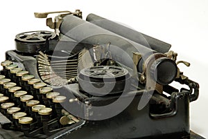 Old typewriter, detail