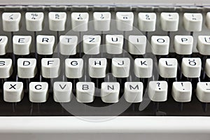 Old typewriter keyboard