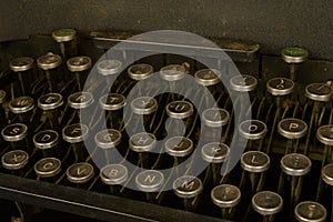 Old Typewriter Keypad