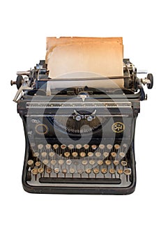 Vecchio macchina da scrivere una lettera da 