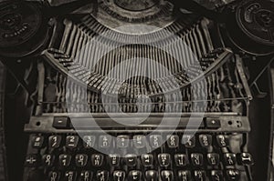 Old typewriter