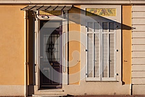 Old typical south european provencal private house