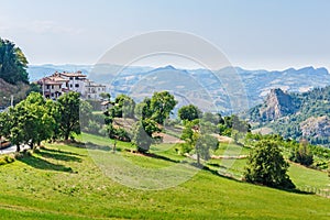 Old typical Tuscan farmhouse