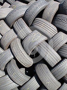 Old Tyres Background