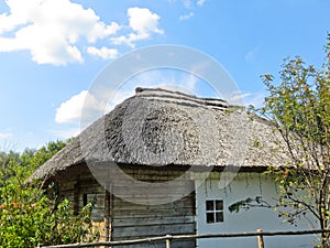 Old ukrainian traditional house