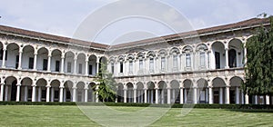 Old university in Milan, Italy