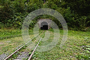 Old uranium mine, the city of Jachymov in the Czech Republic