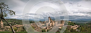 Old Urbino, Italy, Cityscape at Dull Day
