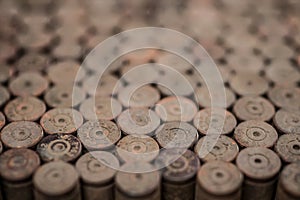 Old used german shells.