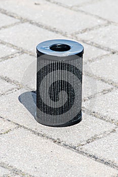 Old,used oil filter of car engine