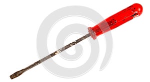 Old used screwdriver