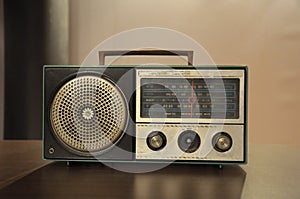Old Used Transistor Radio