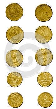 Old USSR coins