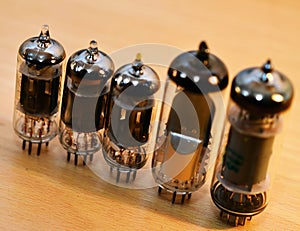 Old vacuum radio tubes