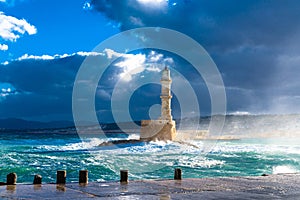 Old Venetian Harbour lighthouse