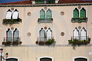 Old venice facade