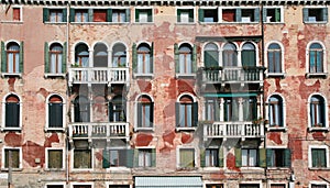 Old venice facade photo