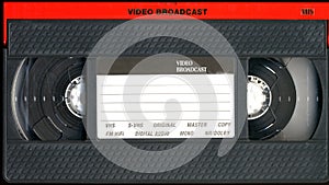 Old vhs cassette photo