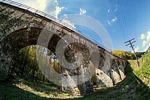 Old viaduct in Ukraine