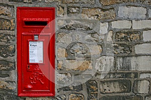 Old Victorian English Post Box