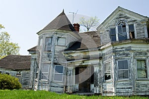 Old Victorian Home in Ruins