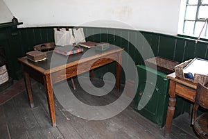 Old Victorian Pay Clerk and accounts Office