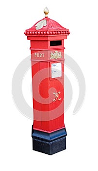 Old victorian post box photo