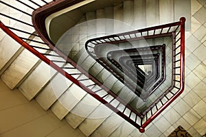 Old Victorian staircase photo