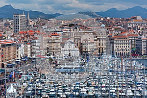 Old Vieux Port Marseille, France photo