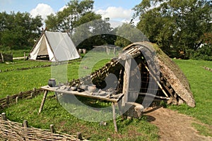 Old viking-settlement photo