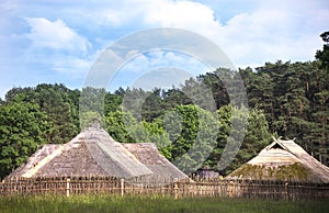 Old village, 19th century, Lithuania