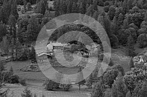 Old village in the Alps