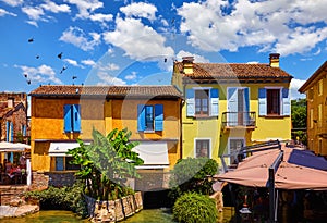 Old village Borghetto Valeggio sul Mincio Veneto region