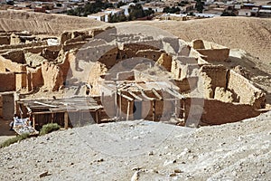 Old village in Chebika oasis, Tunisia