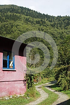 an old village house in the black sea